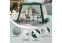 Woltu Gartenpavillon 3x3m mit Moskitonetz und Metallrahmen Bild 4
