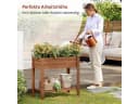 Woltu Hochbeet Tannenholz 80x75x40 cm Bild 1