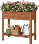 Woltu Hochbeet Tannenholz 80x75x40 cm Bild 2