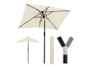 Woltu Sonnenschirm UV-Schutz UPF 50+ Neigungsverstellbar Beige Bild 2
