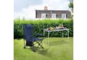 Woltu Campingstuhl (2 St) Klappbar Outdoor Armlehnen Getränkehalter Blau Bild 1