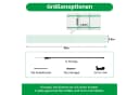 Woltu Gartenzaun Geflügelnetz PE 53 g/m² Grün Bild 3