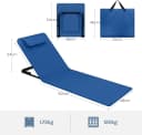 Woltu Multifunktionsliege Blau 3-stufig verstellbar klappbar Bild 3