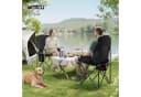 Woltu Campingstuhl 2er Set Klappbar mit Kühltasche & Getränkehalter Bild 1