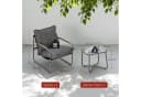 Woltu Gartenlounge-Set 3-tlg. Grau mit abnehmbaren Kissen Bild 3