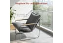 Woltu Gartenlounge-Set 3-tlg. Grau mit abnehmbaren Kissen Bild 5