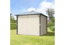 TOOLPORT Hardtop Gartenpavillon Moonlight Deluxe 3x3 m Creme mit Seitenteilen Bild 5