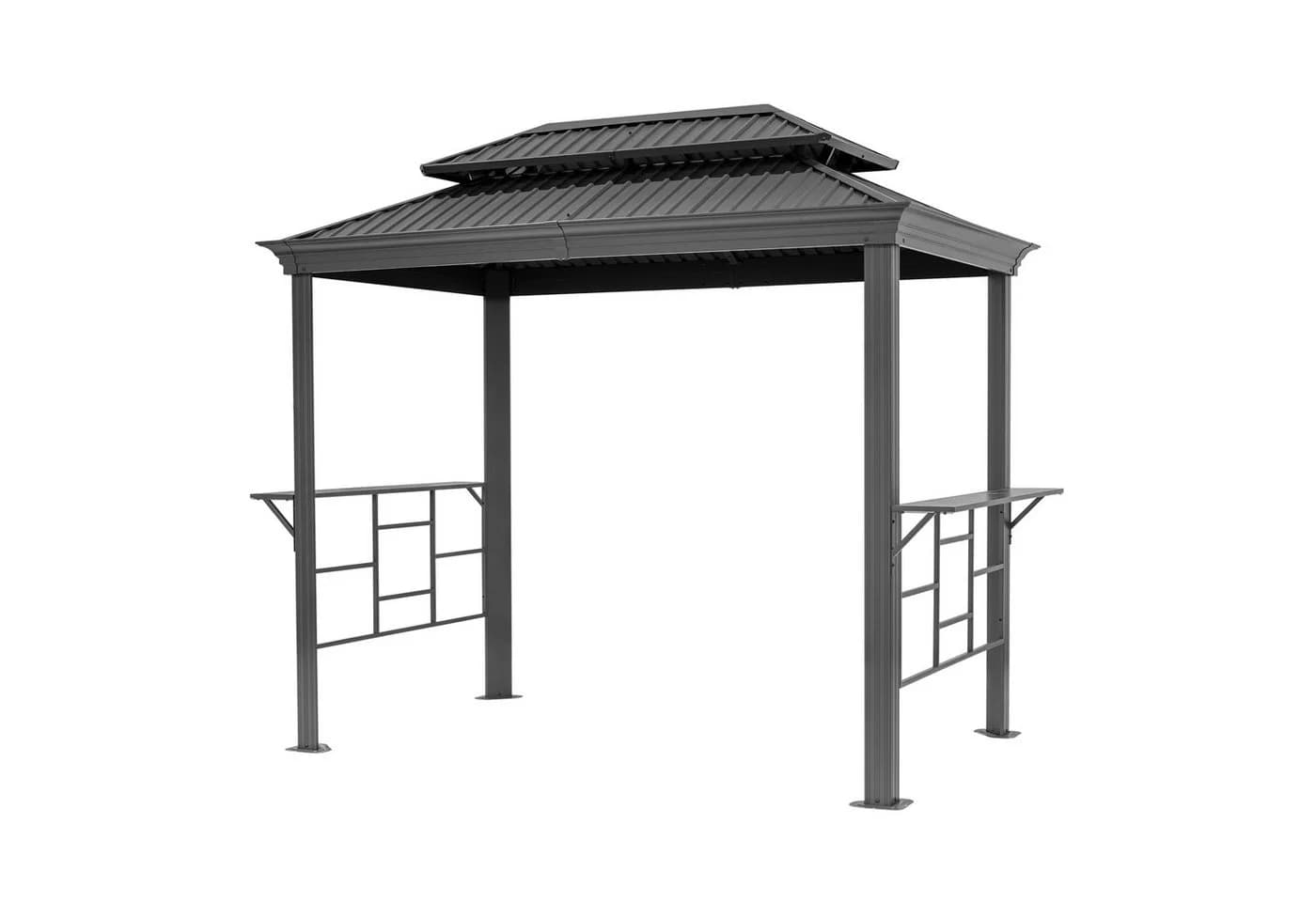 TOOLPORT Pavillon BBQ Grillpavillon Anthrazit - Bild 3