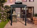 TOOLPORT Pavillon BBQ Grillpavillon Anthrazit Bild 4