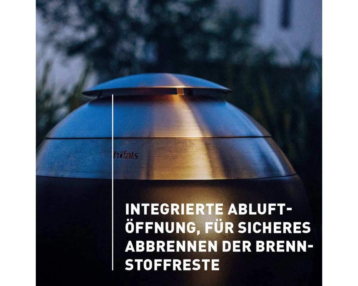 höfats Feuerkorb MOON 45 Deckel, langlebiges Produkt, ⌀ 43 cm - Bild 4