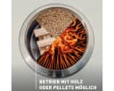höfats Feuerschale MOON 45 Rauchfrei Holzvergaser Schwarz Bild 4