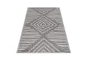 Carpettex Outdoorteppich Gestreift Grau Wetterfest Läufer Bild 1