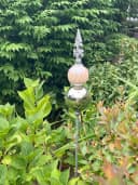 Dragimex Gartenstecker 3er-Set Eisen Lilienform Bunt Bild 1