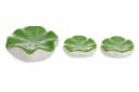 finehomegarden Teichfigur Lotusblatt Porzellan Grün 2er Set Bild 2