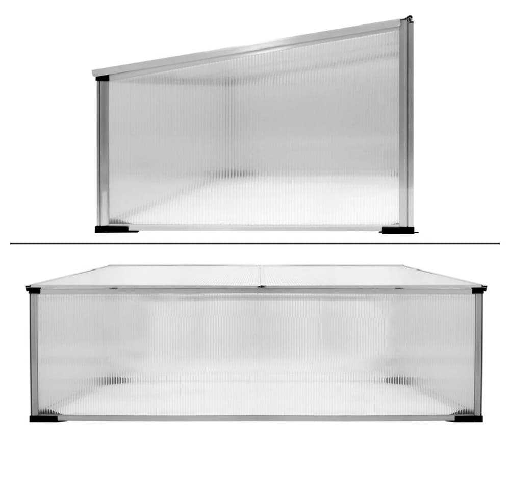 ECD Germany Frühbeet Gewächshaus Aluminium Polycarbonat