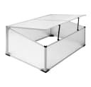 ECD Germany Frühbeet Gewächshaus Aluminium Polycarbonat Bild 3