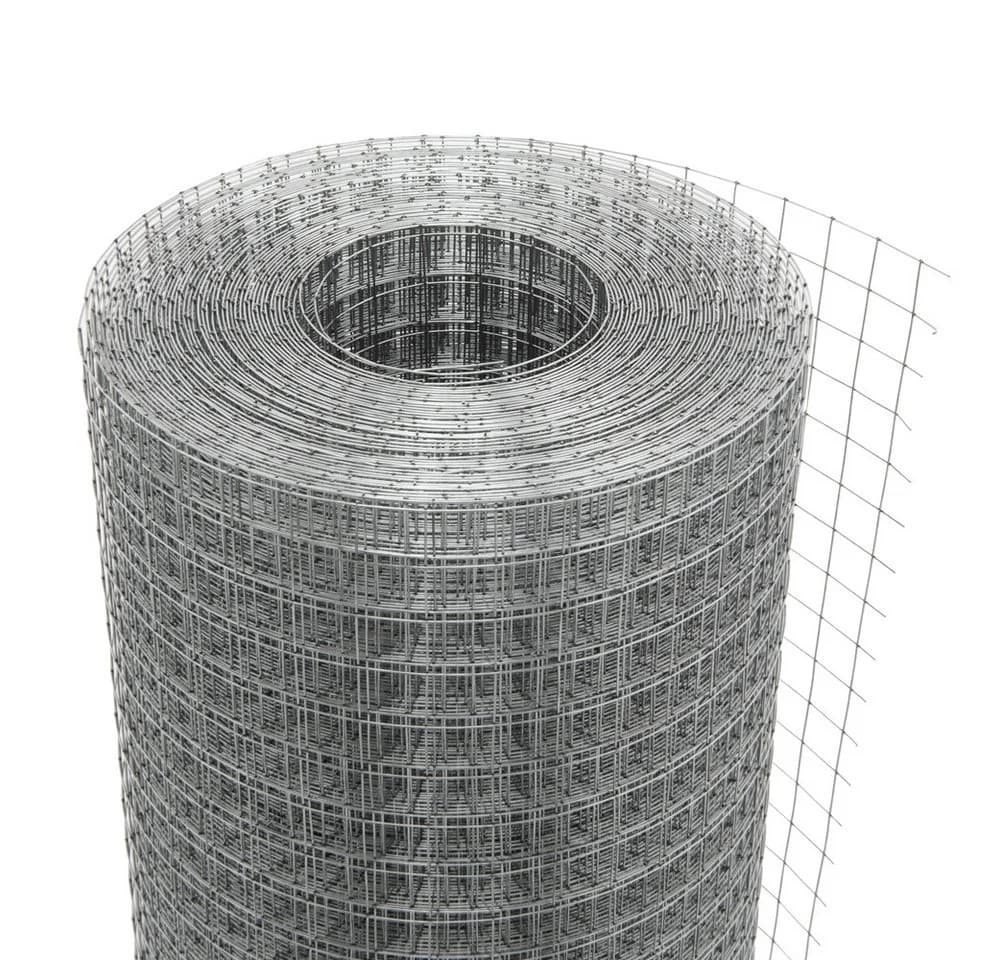 ECD Germany Volierendraht Stahl verzinkt Grau 25x25mm Maschen - Bild 3