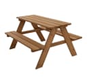 ML-DESIGN Kindersitzgarnitur Braun Massivholz 4 Plätze Bild 2