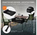 Hauki Campingmöbel-Set 3-tlg. mit Aluminiumtisch & 2 Klappstühlen Bild 1