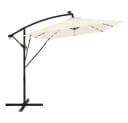 ML-DESIGN Ampelschirm Beige mit LED & Solar Bild 2