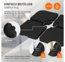 ML-DESIGN Schirmständer-Platte 4-teilig Schwarz befüllbar Bild 4