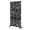 ML-DESIGN Sichtschutzelement Metall-Sichtschutz Paravent Roma 90x180cm Stahl freistehend Bild 2