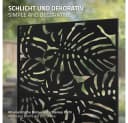 ML-DESIGN Sichtschutzelement Metall-Sichtschutz Paravent Roma 90x180cm Stahl freistehend Bild 5