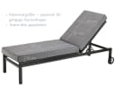 XDREAM Liegenauflage XXL Grau Microfaser Bild 5