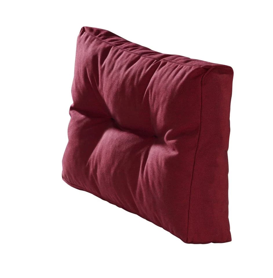 XDREAM Palettenkissen Set Rot Indoor Outdoor Europalette