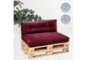 XDREAM Palettenkissen Set Rot Indoor Outdoor Europalette Bild 4