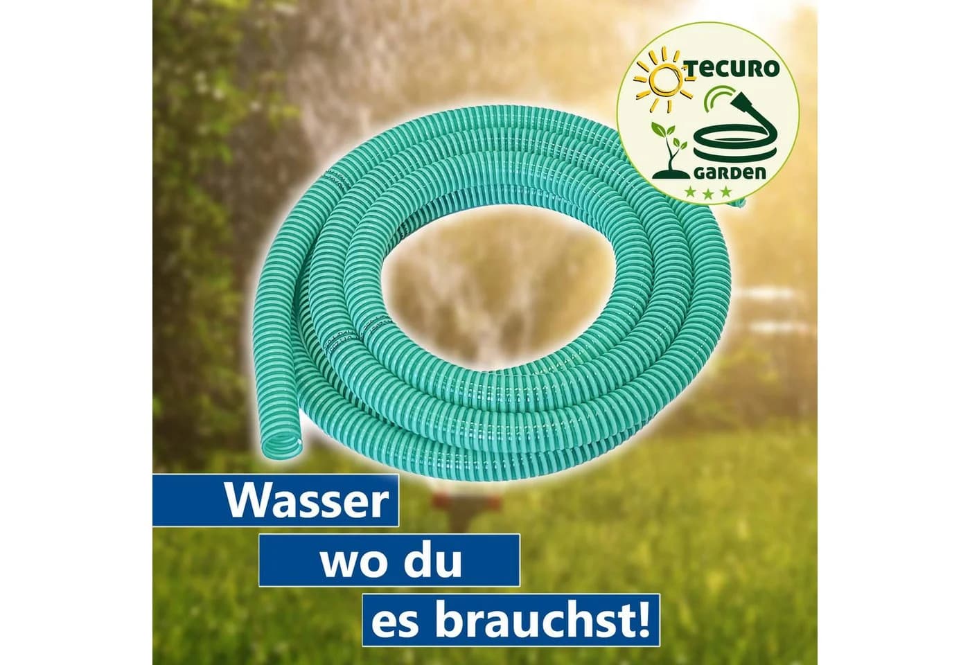 tecuro Bewässerungsschlauch Saug- und Druckschlauch DN 25 PVC - Bild 3