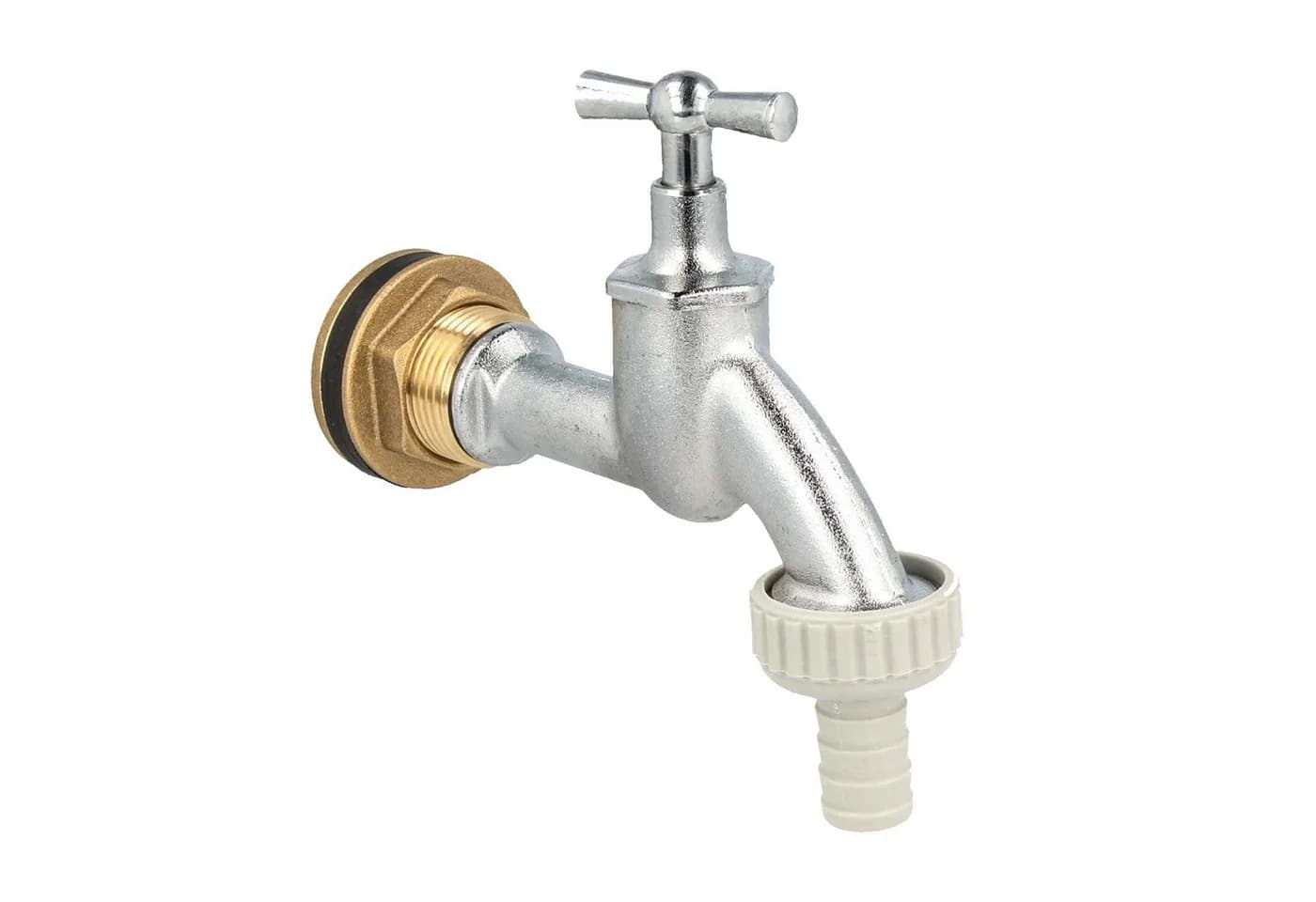 tecuro Auslaufventil mit Behälterverschraubung für Regentonne Wassertank - Bild 2