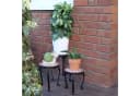 Kamelio Blumenhocker 3er Set Mosaik Metall Bild 1