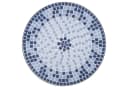 Mosaik-Meister Gartentisch Mosaik Metall 60 cm Blau Schwarz Bild 5