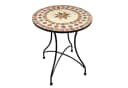 Kamelio Gartentisch 60cm Mosaiktisch rund Braun/Beige Schwarz Bild 2