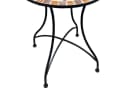 Kamelio Gartentisch 60cm Mosaiktisch rund Braun/Beige Schwarz Bild 4