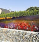MyMaxxi Zaunbanner Sonnenaufgang Blumenfeld Sichtschutz Garten Zaun Bild 2