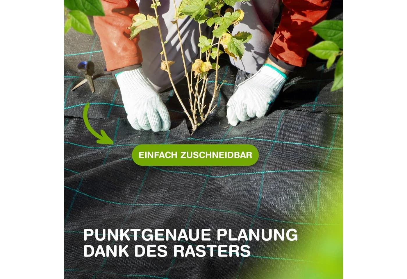 LILENO HOME Gartenvlies Unkrautvlies 30m² 100g/qm UV-beständig - Bild 5