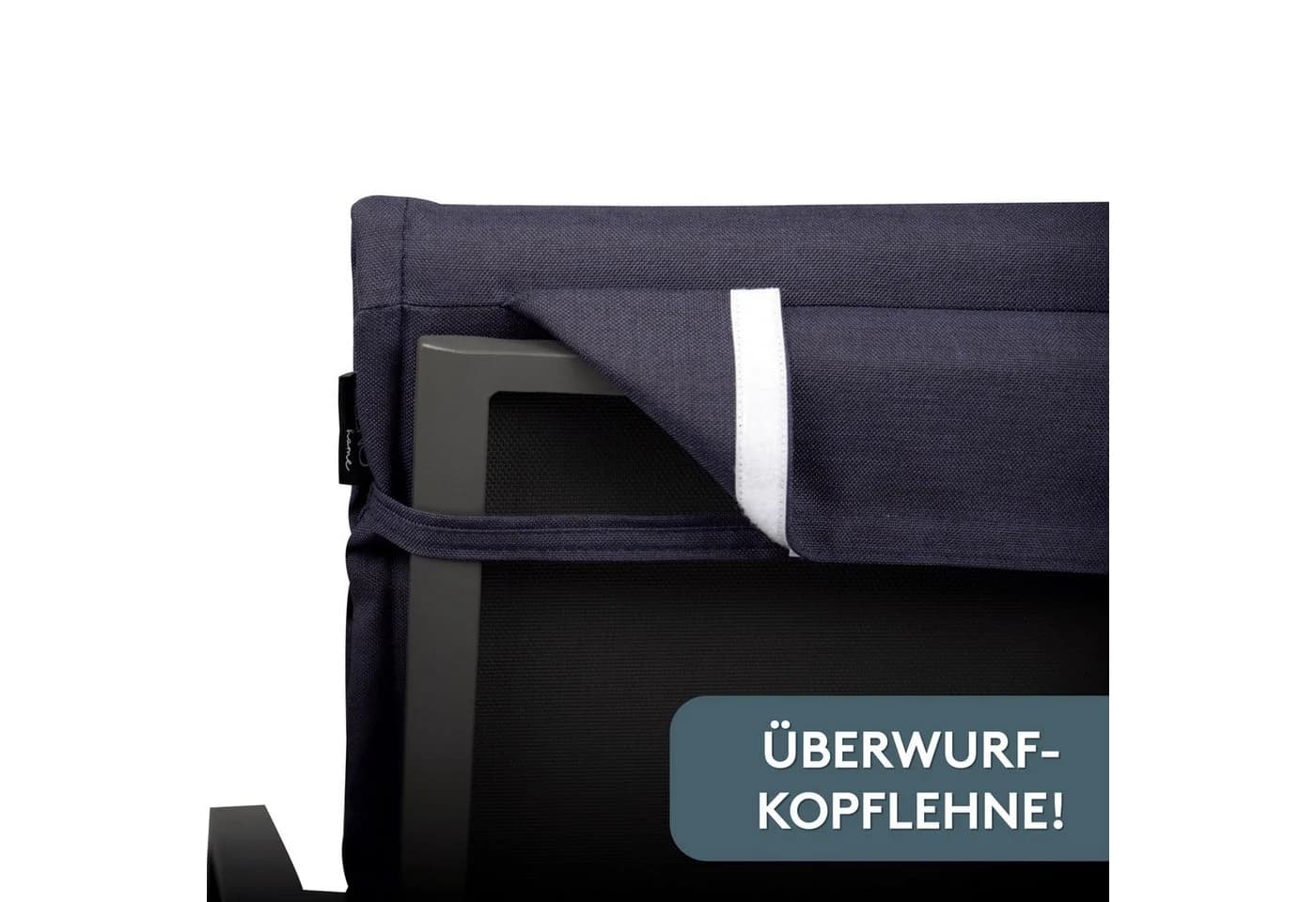 LILENO HOME Liegenauflage Dunkelblau für Rollliegen - Bild 4