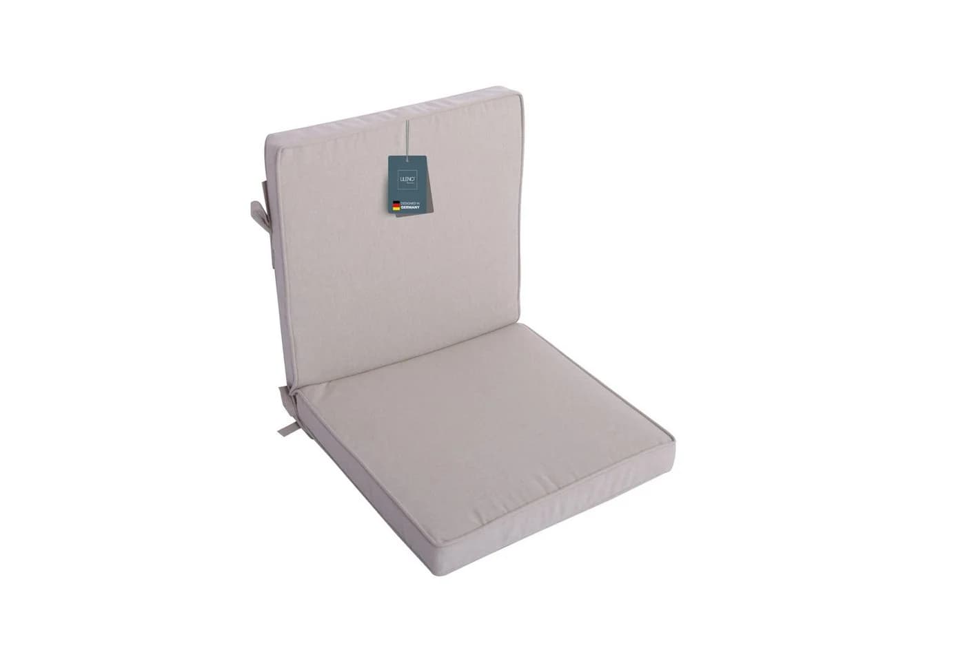 LILENO HOME Polsterauflage Niedriglehner Creme Sitzpolster waschbar - Bild 2