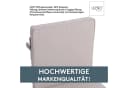 LILENO HOME Polsterauflage Niedriglehner Creme Sitzpolster waschbar Bild 4