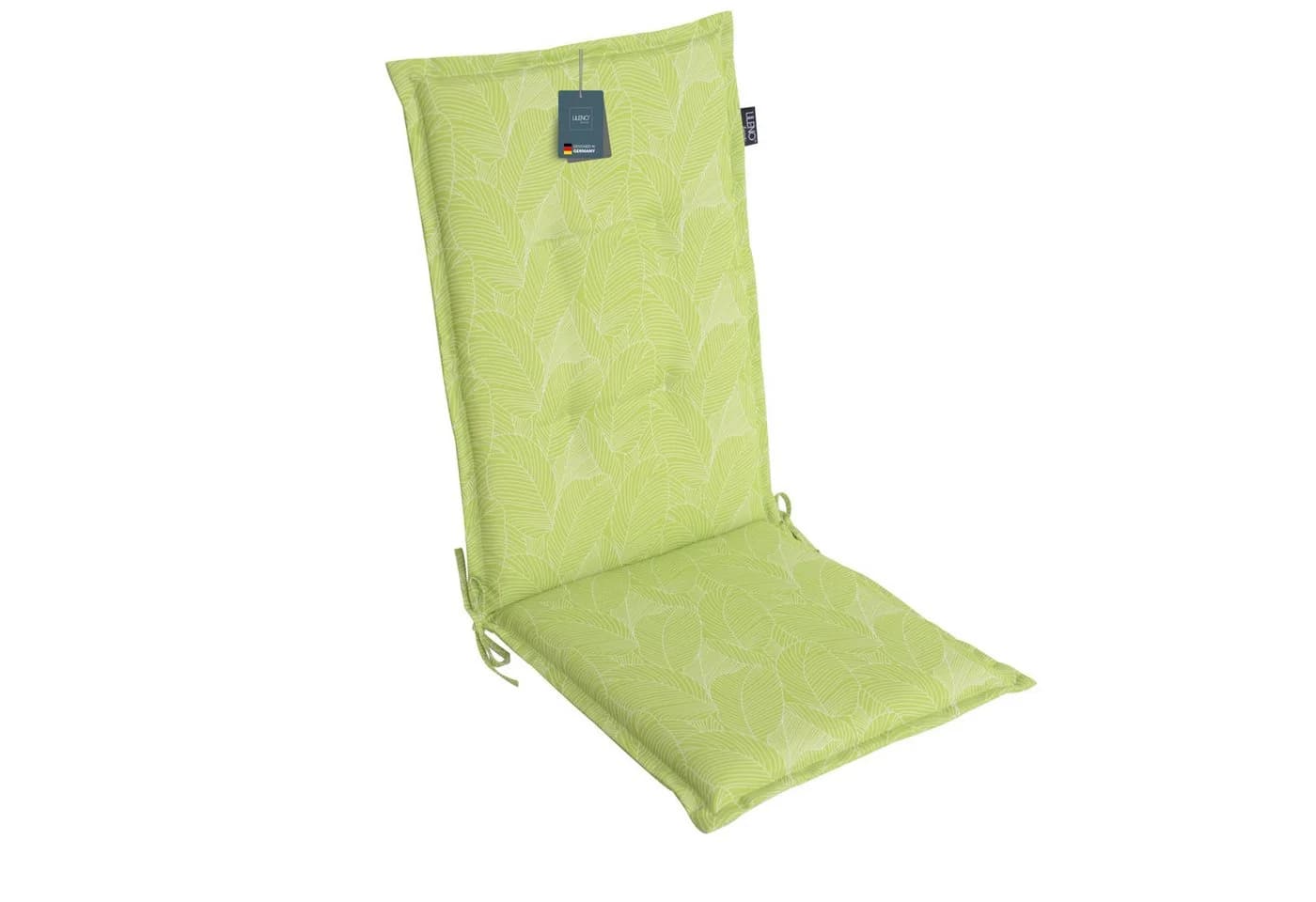 LILENO HOME Hochlehnerauflage Gartenstuhl mit Kopfkissen Grün - Bild 2
