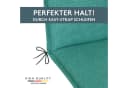 LILENO HOME Polsterauflage Niedriglehner 2er Set Türkisgrün Gartenstuhl Auflage Bild 5