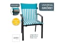 LILENO HOME Polsterauflage Gartenstuhl Niedriglehner Streifen Aqua Bild 1