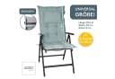 LILENO HOME Hochlehnerauflage Gartenstuhl Aqua mit Kopfkissen Bild 1