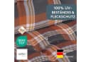 LILENO HOME Hochlehnerauflage Gartenstuhl Auflage Karo Rot Bild 5