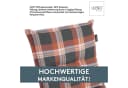 LILENO HOME Polsterauflage Gartenstuhl Niedriglehner Karo Rot Bild 4