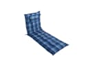 LILENO HOME Liegenauflage Karo Blau für Garten- & Strandliegen Bild 2