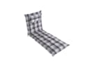LILENO HOME Liegenauflage Grau Karo für Garten- & Strandliegen Bild 2