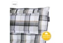 LILENO HOME Liegenauflage Grau Karo für Garten- & Strandliegen Bild 4